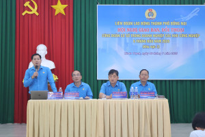 Hội nghị giao ban, đối thoại với công đoàn cơ sở trong doanh...