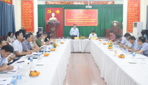 Đoàn Đại biểu Quốc hội thành phố khảo sát công tác giải...