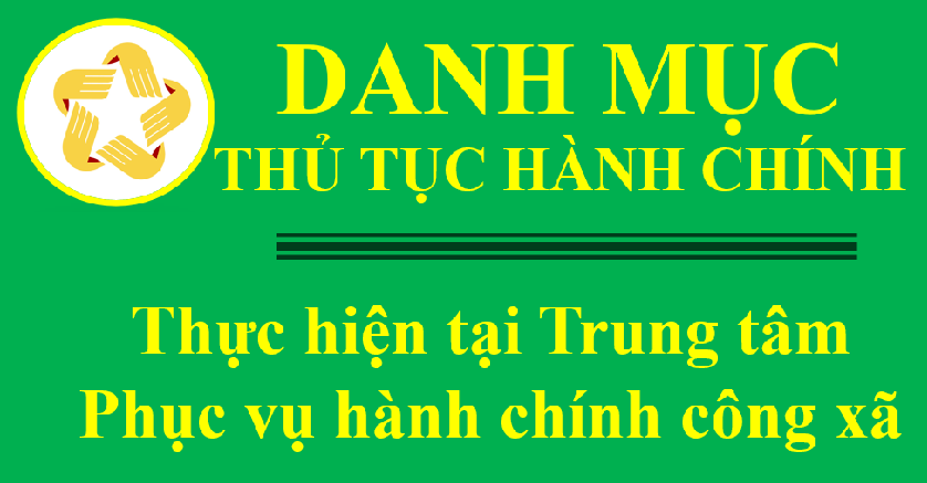 Danh mục TTHC chung