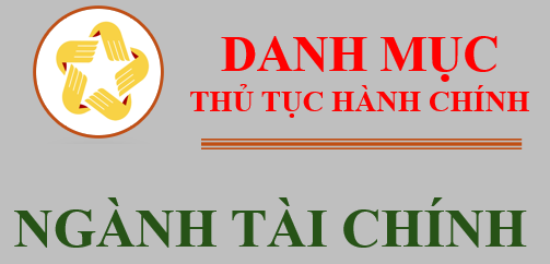 Danh mục TTHC ngành Tài chính