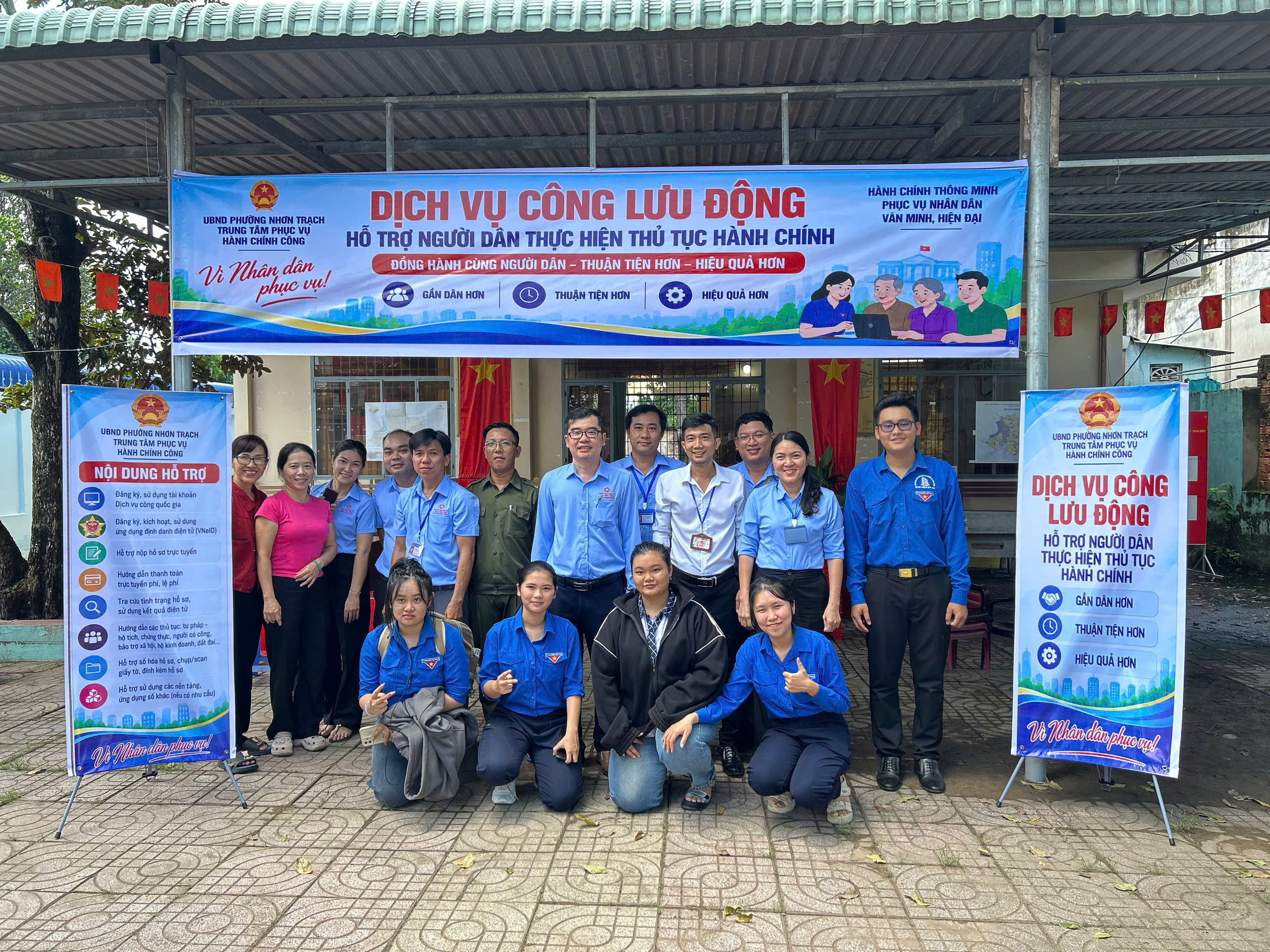 Triển khai thực hiện mô hình "Dịch vụ công lưu động" trên địa bàn phường Nhơn Trạch